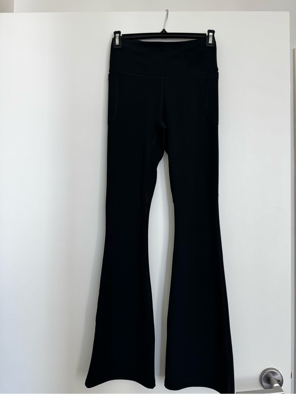 Under Armour Black Athletic Leggings with White Logo